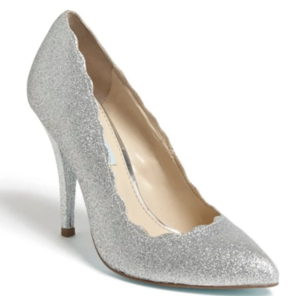 Betsey Johnson Altar Pumps Silver Women's 7 - Picture 1 of 11